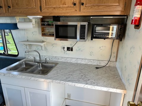 Houseboat kitchenette