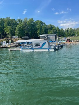 Houseboat exterior