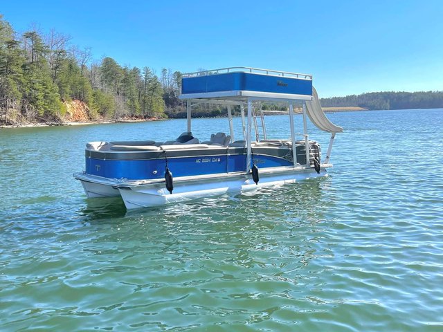 Water slide boat rental lake james